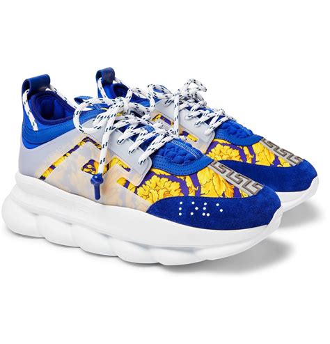 versace chain reaction heel big|authentic versace chain reaction sneakers.